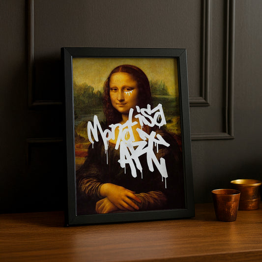 Cadre Photo Mona Lisa - Graffiti