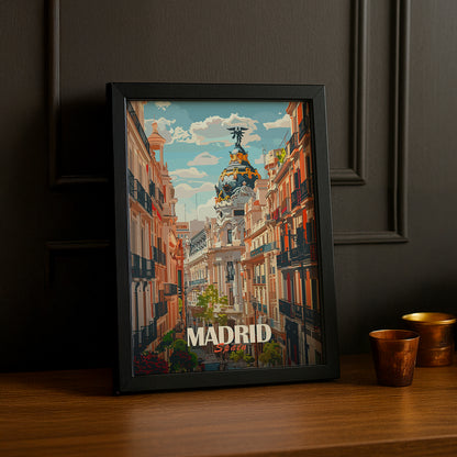 Cadre photo Madrid Spain