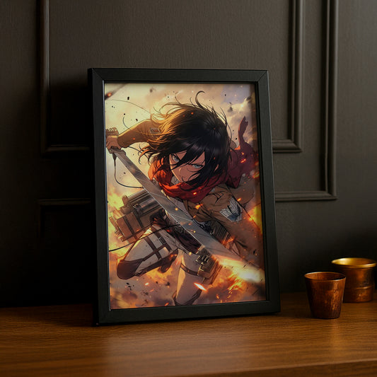 Cadre Photo SNK - Mikasa Ackerman