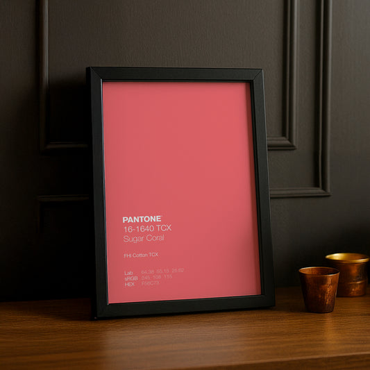 Cadre Photo Pantone - Sugar Coral