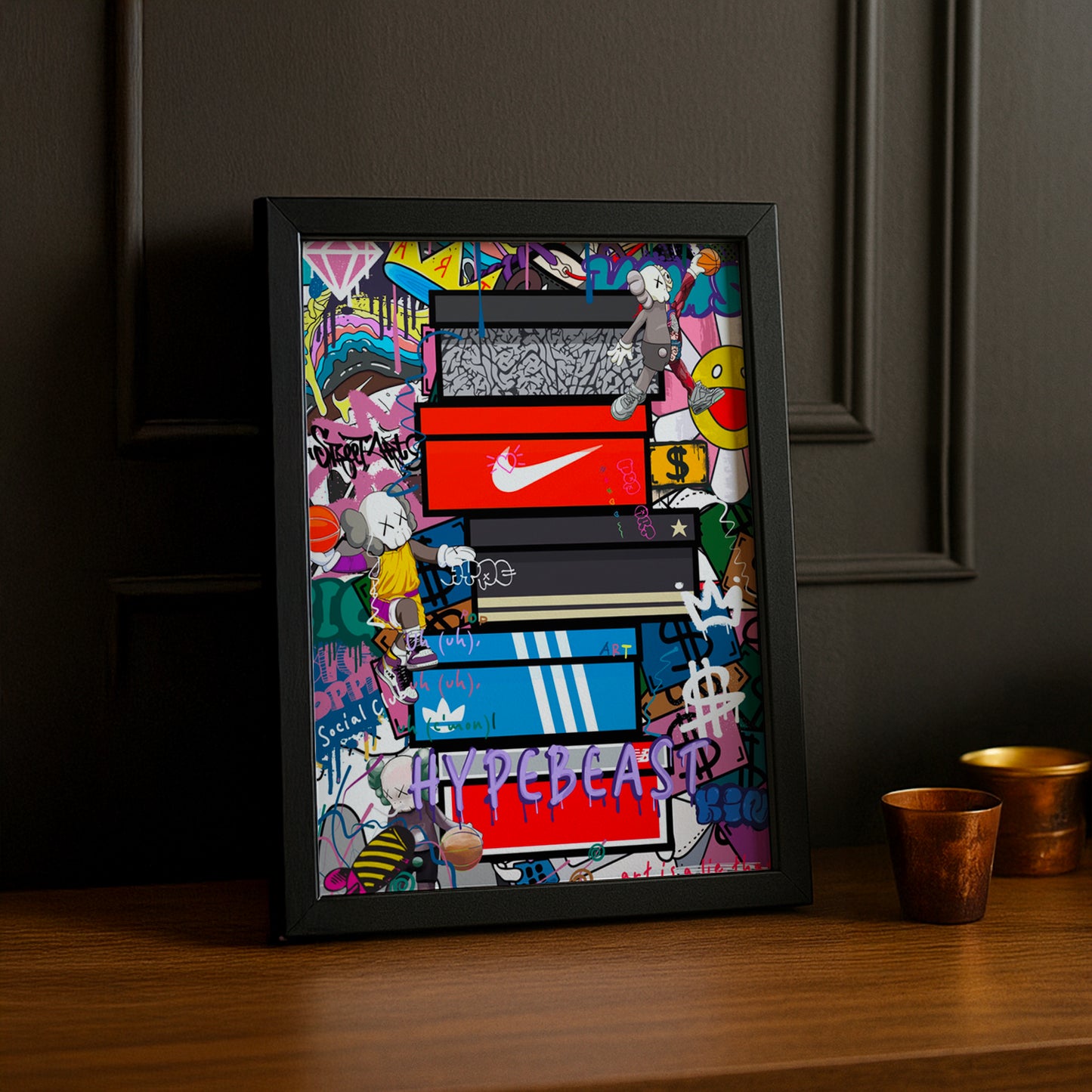 Cadre photo Boîtes de sneakers