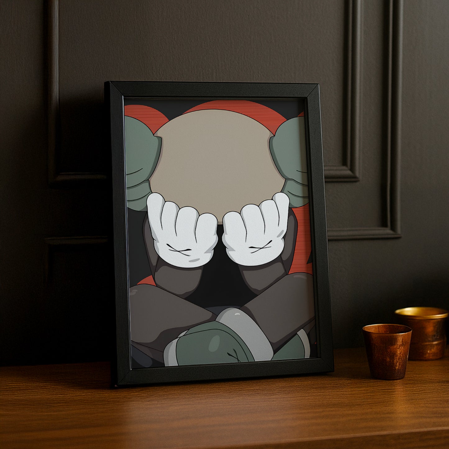 Cadre photo Kaws - Facepalm