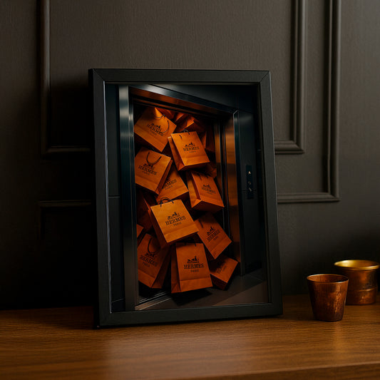 Cadre photo Hermès - Ascenseur Sac