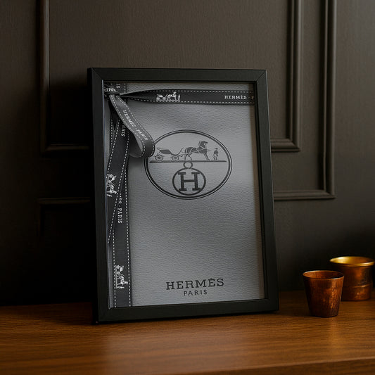 Cadre photo Hermès - Boite grise