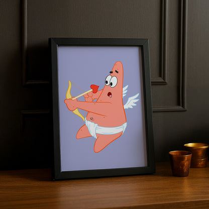 Cadre Photo Bob L'Éponge - Patrick Étoile Cupidon