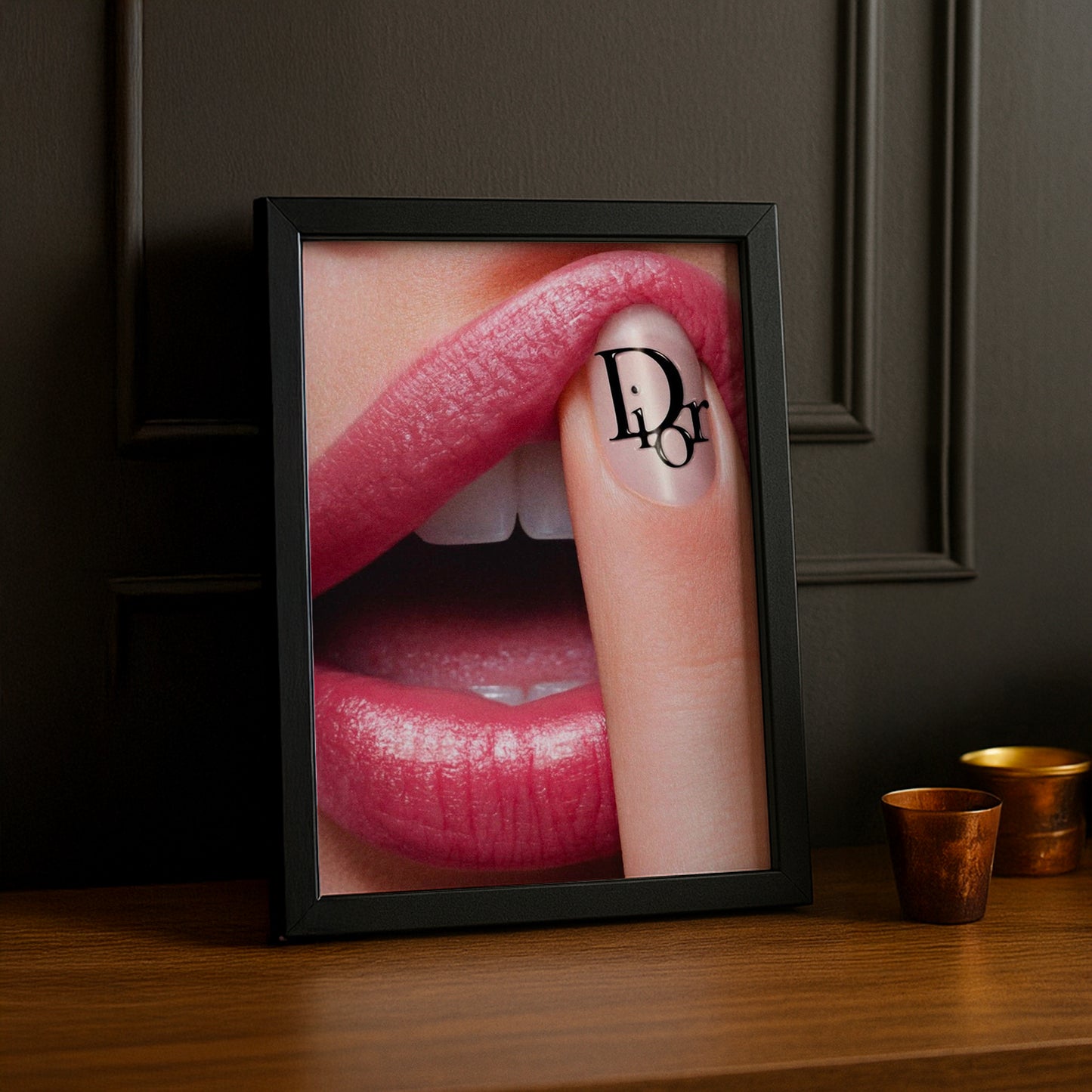 Cadre photo Dior - Lips