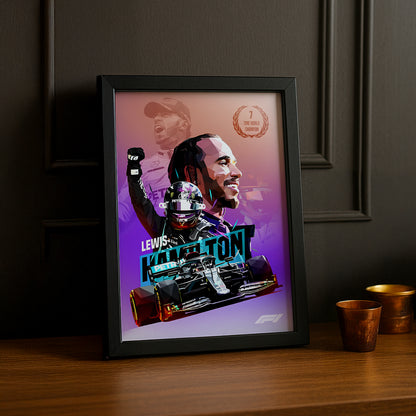 Cadre photo Lewis Hamilton Formula 1