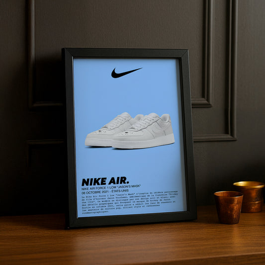 Cadre photo Nike Air Force 1 Low Jason's Mask