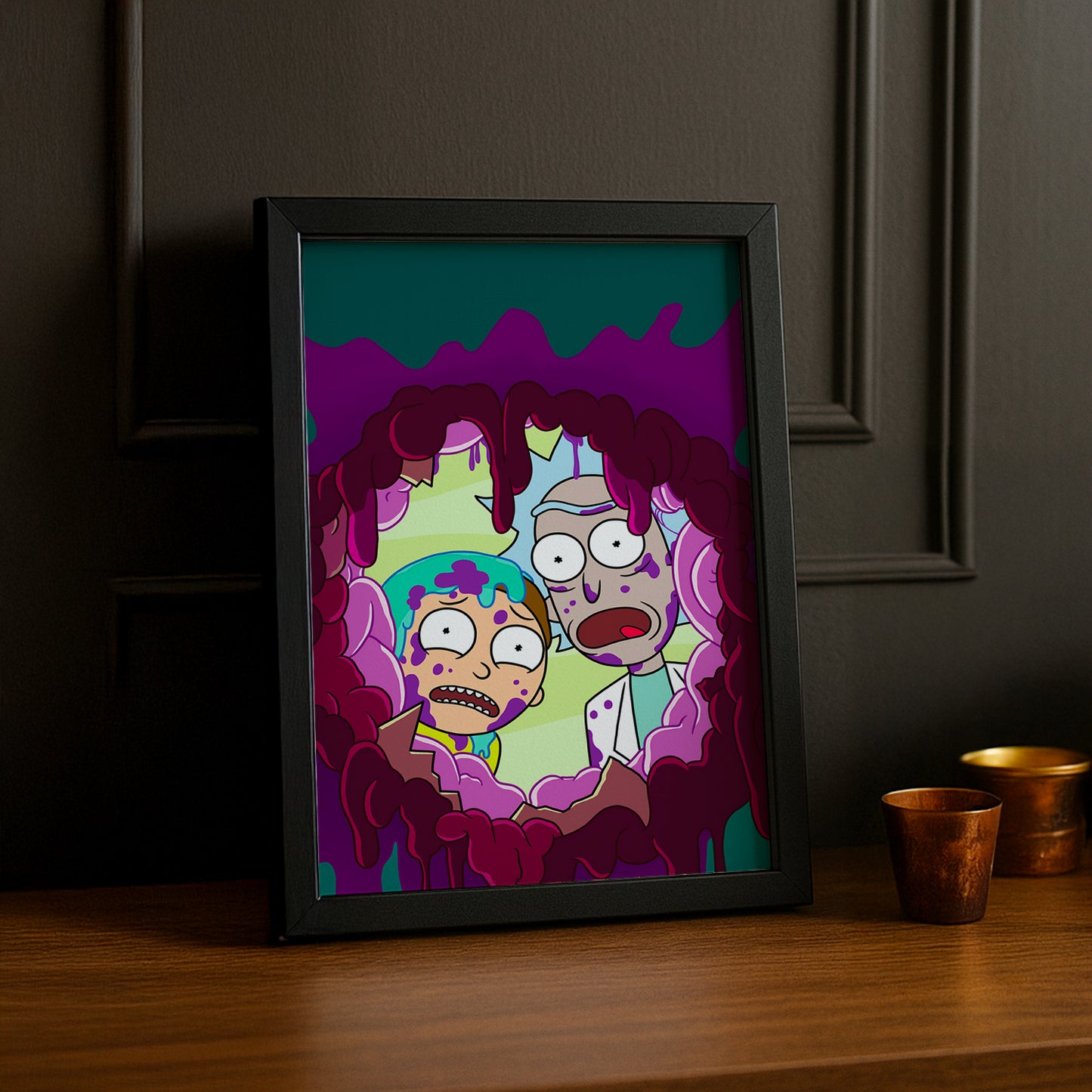Cadre photo de Rick et Morty