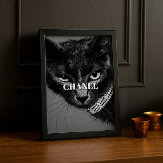 Cadre photo Chanel - Chaton