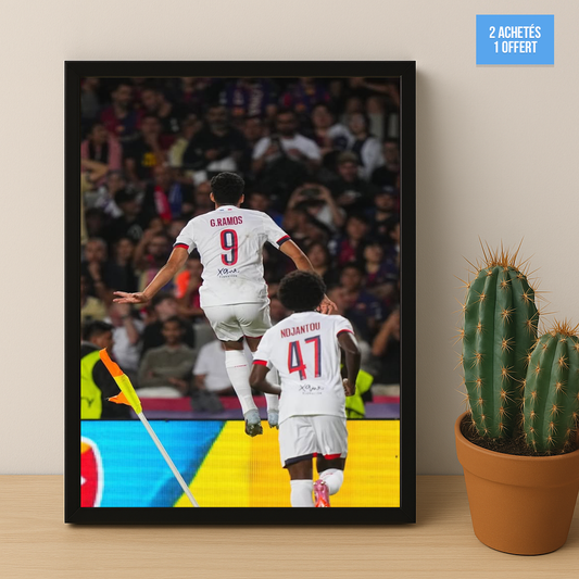 Poster encadrée Paris Saint-Germain - G.Ramos
