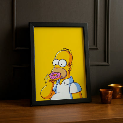 Cadre Photo Les Simpsons - Homer Donuts