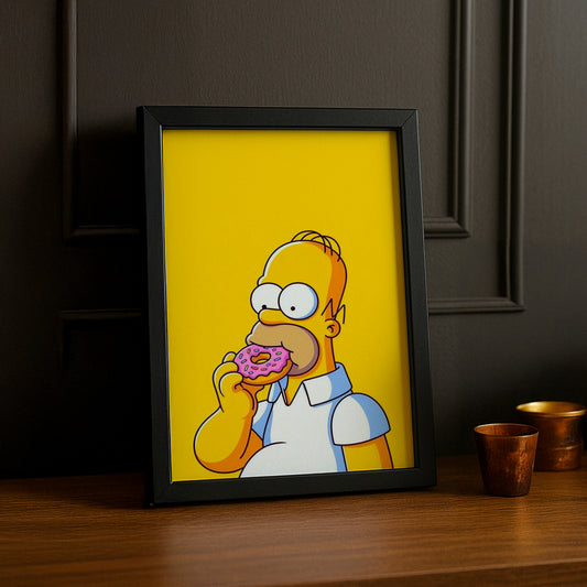 Cadre Photo Les Simpsons - Homer Donuts