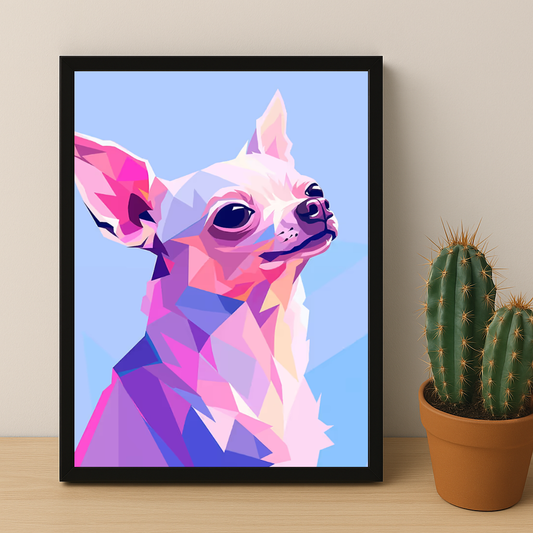 Chien géométrique - Poster