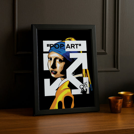 Cadre photo Off-White "Pop-Art"