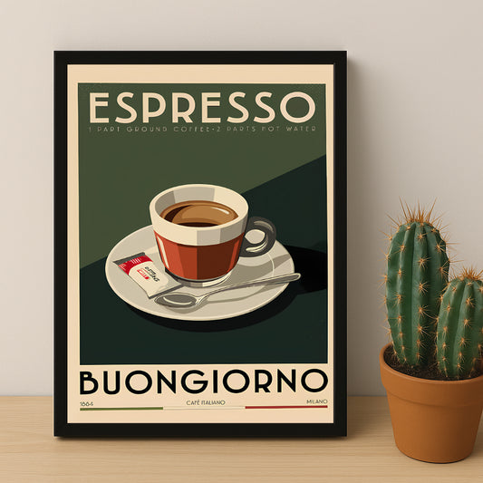 Cadre photo Coffee Lover - Buongiorno Espresso Italia