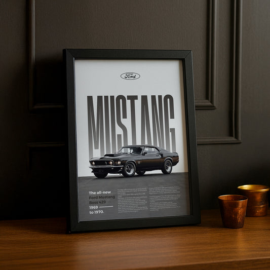 Poster Voitures - Ford Mustang Boss 429