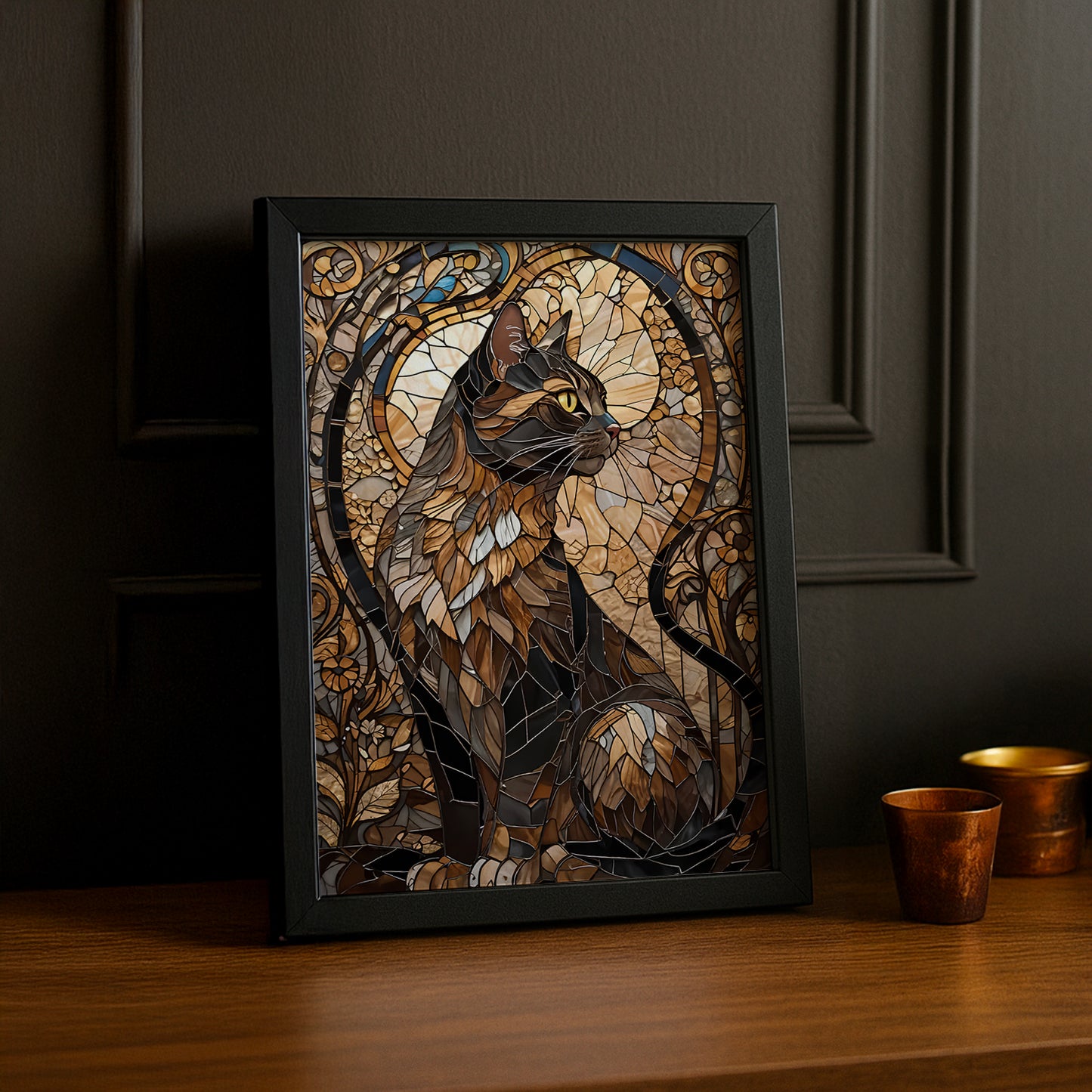 Cadre photo Cat Art