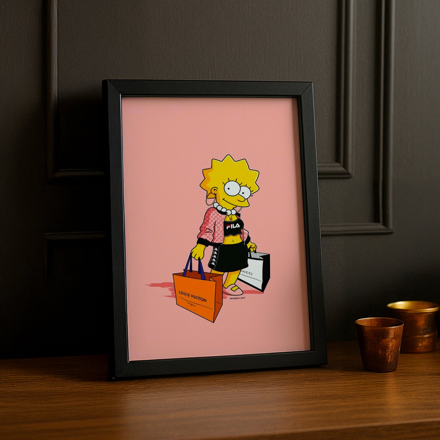 Cadre Photo Les Simpsons - Lisa Simpson Luxury Bag