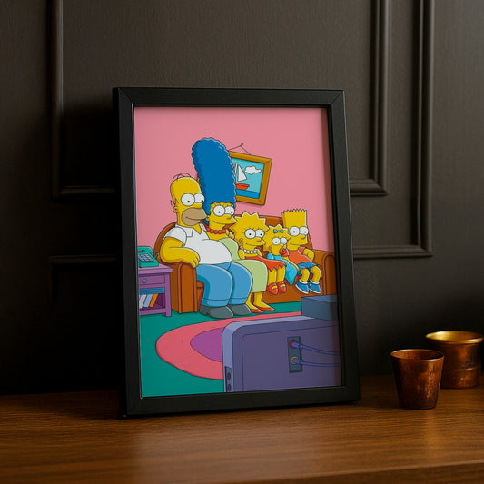 Cadre Photo Les Simpsons - Canapé
