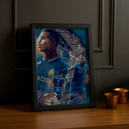 Cadre photo Olympique de Marseille Illustration