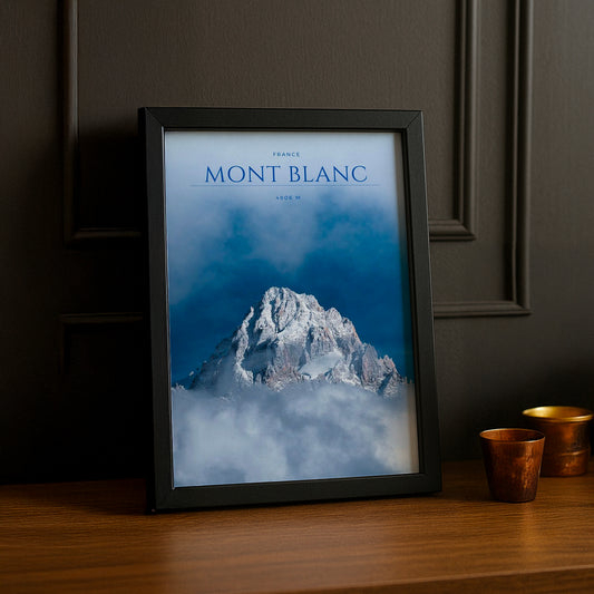 Cadre Photo Naturel - Mont Blanc France