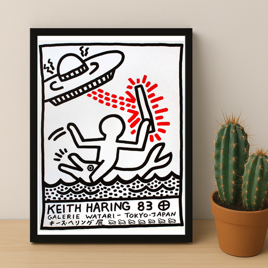 Cadre photo Keith Haring Tokyo-Japan