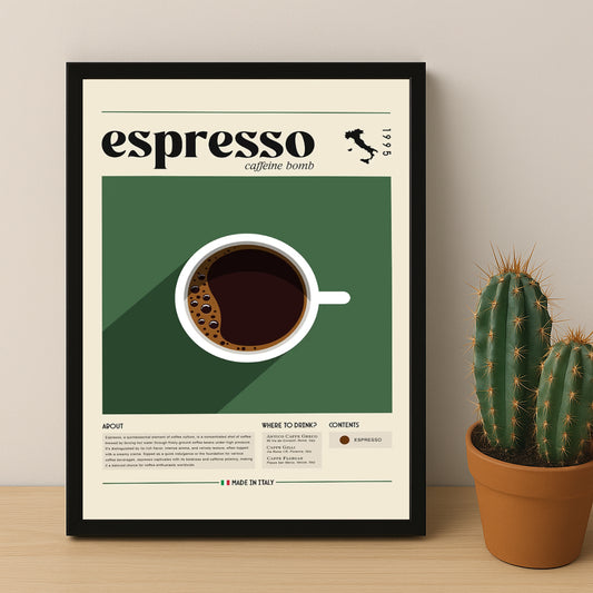 Cadre photo Coffee Lover - Cafein bomb