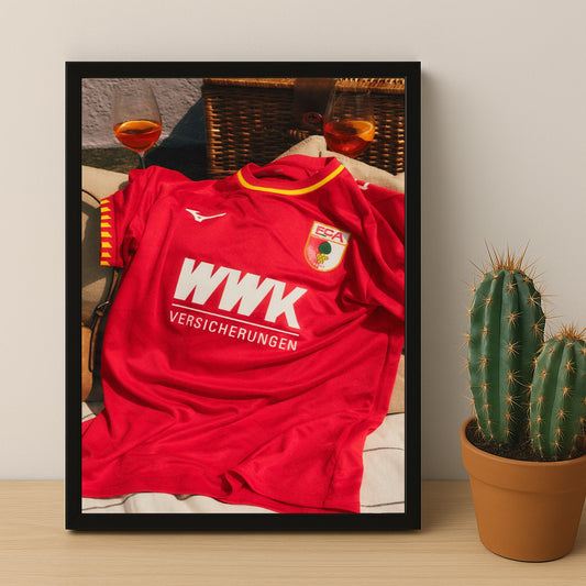 Poster Maillot Football - Augsburg Kit 25-26