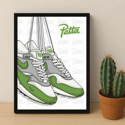 Poster Nike Patta vert