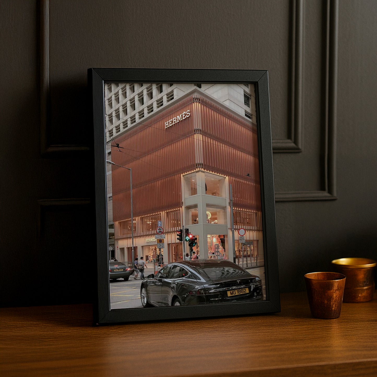 Cadre photo Hermès - Siège