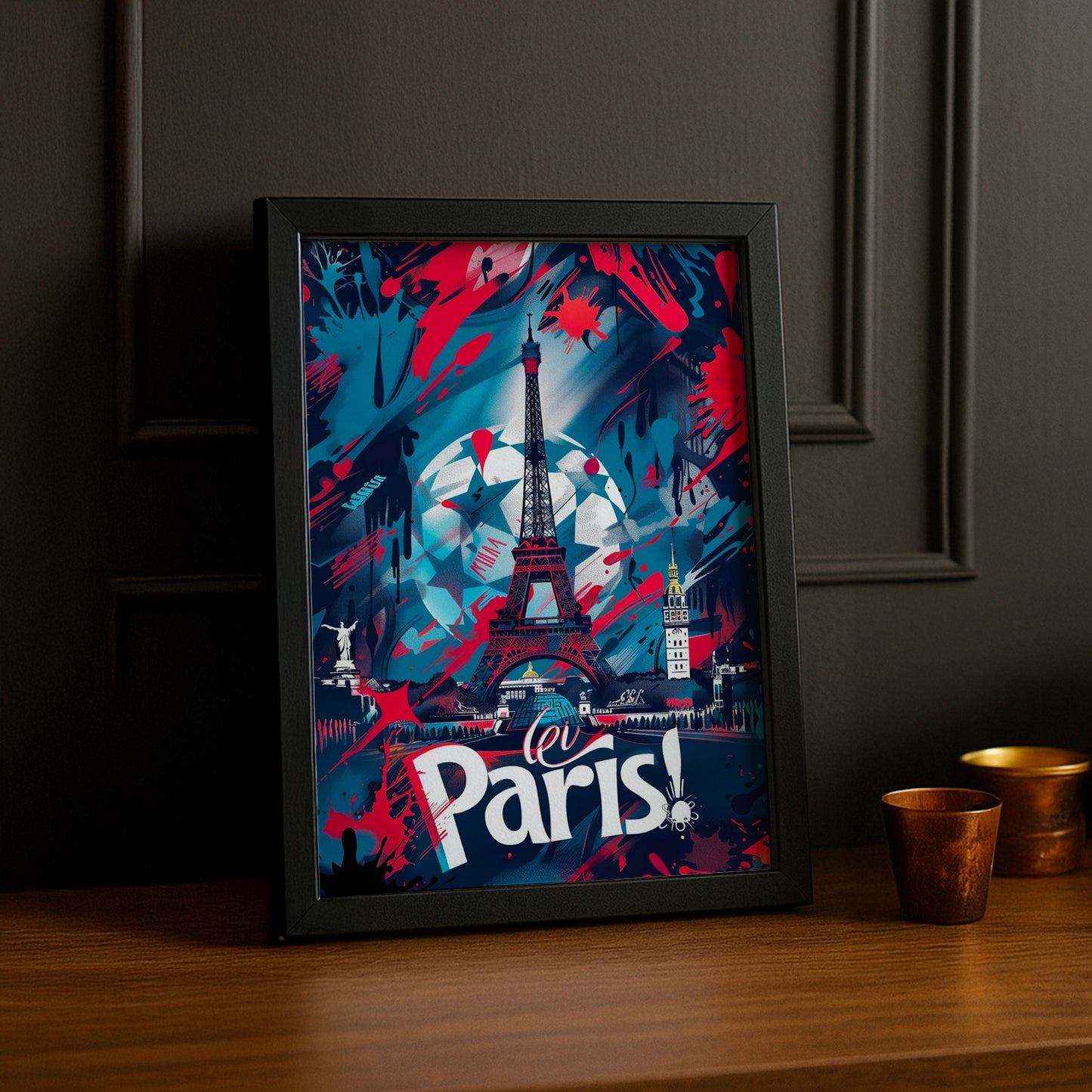Poster Paris Saint-Germain illustration