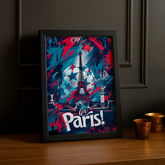 Poster Paris Saint-Germain illustration