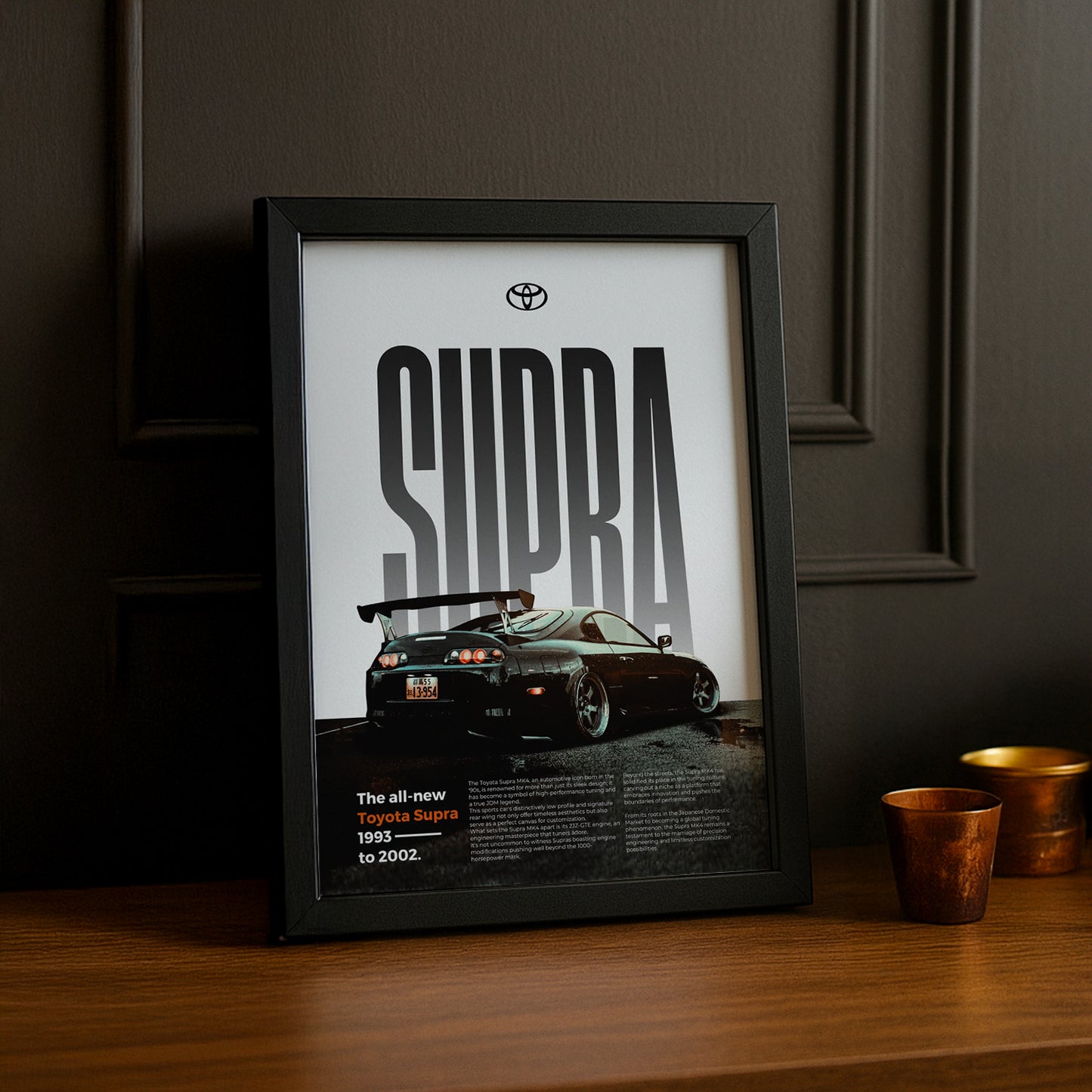 Poster Voitures - Toyota Supra