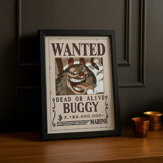 Cadre photo One Piece - Wanted Buggy