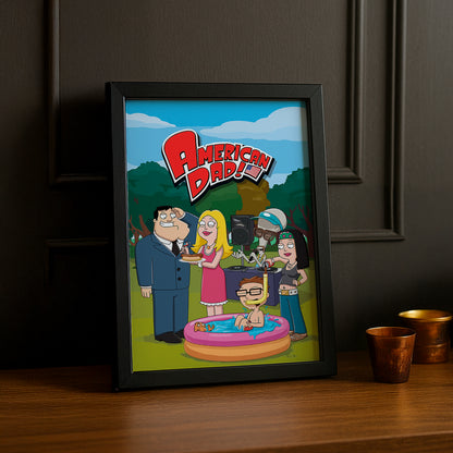 Cadre Photo American Dad - Jardin