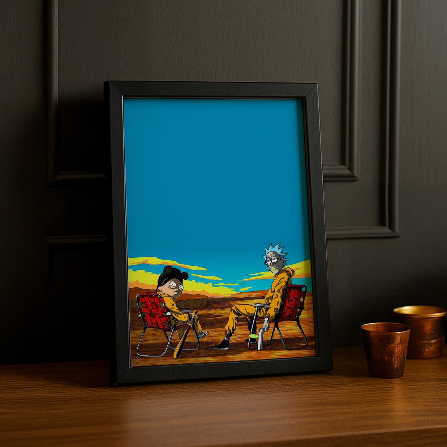 Cadre photo de Rick et Morty