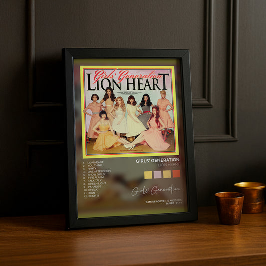 Cadre Photo K-Pop - Girls' Generation Lion Heart