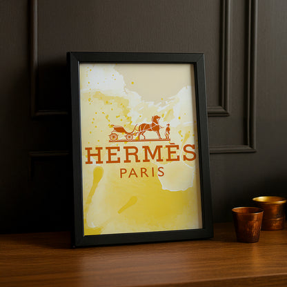 Cadre photo Hermès - Jaune