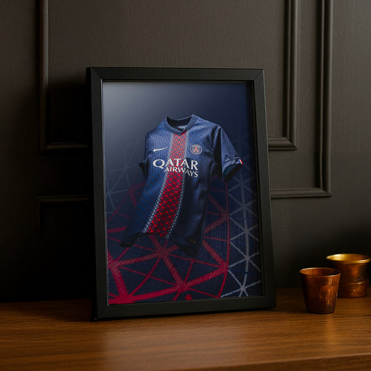 Poster Maillot Football - Paris Saint-Germain Domicile 2025-2026
