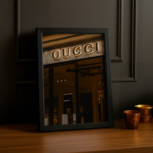 Cadre Photo Gucci - Devanture Gold