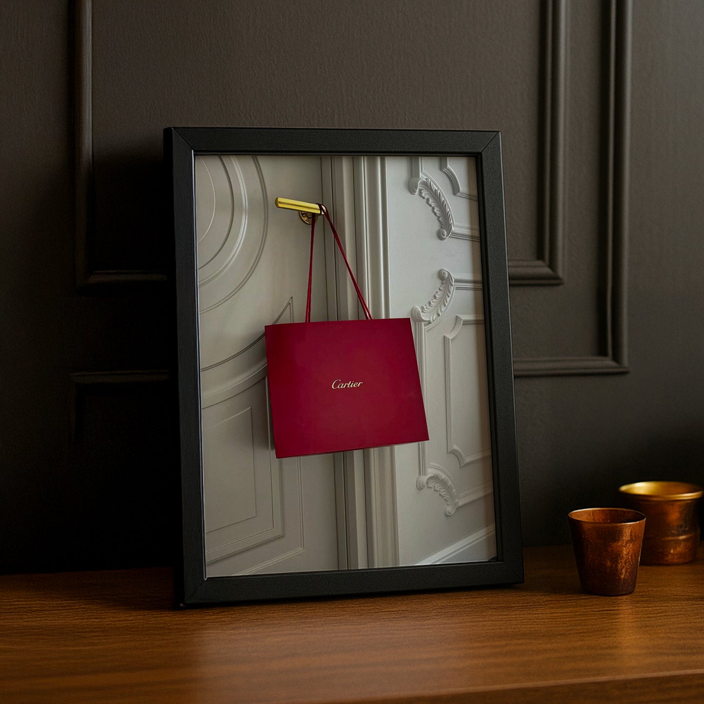 Cadre photo Cartier - Sac de Shopping