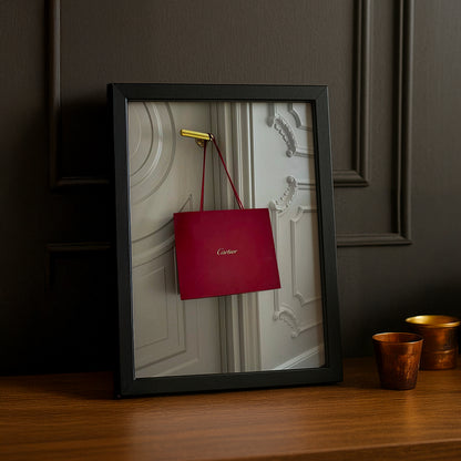 Cadre photo Cartier - Sac de Shopping