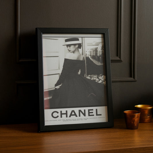Poster Photo Chanel - Noir et Blanc