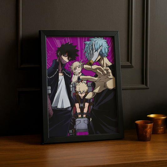 Cadre Photo My Hero Academia - Purple Team