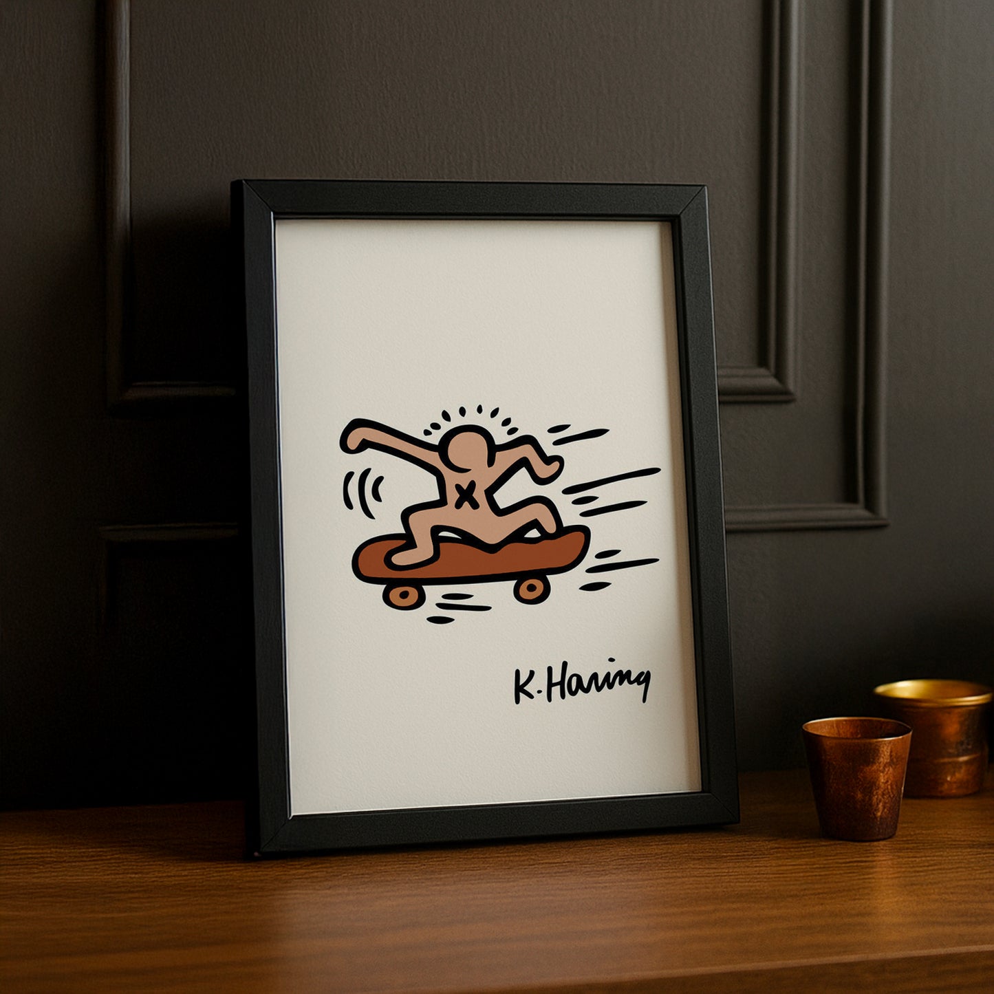 Cadre photo Keith Haring