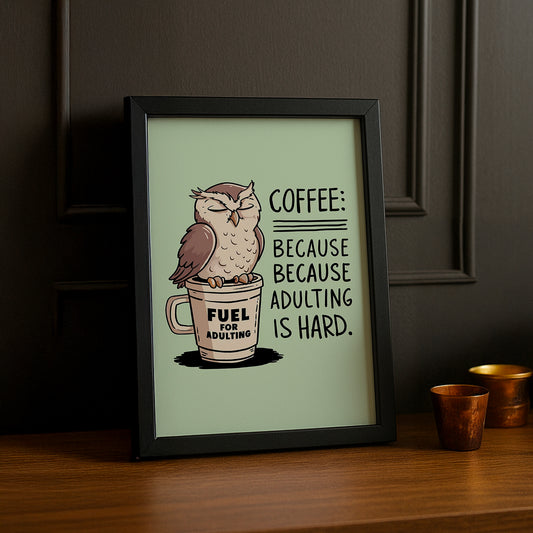 Cadre photo Café - Fuel