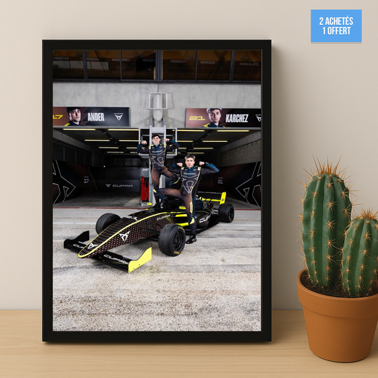 Poster encadrée GP Explorer - Écurie Cupra Ander x Karchez