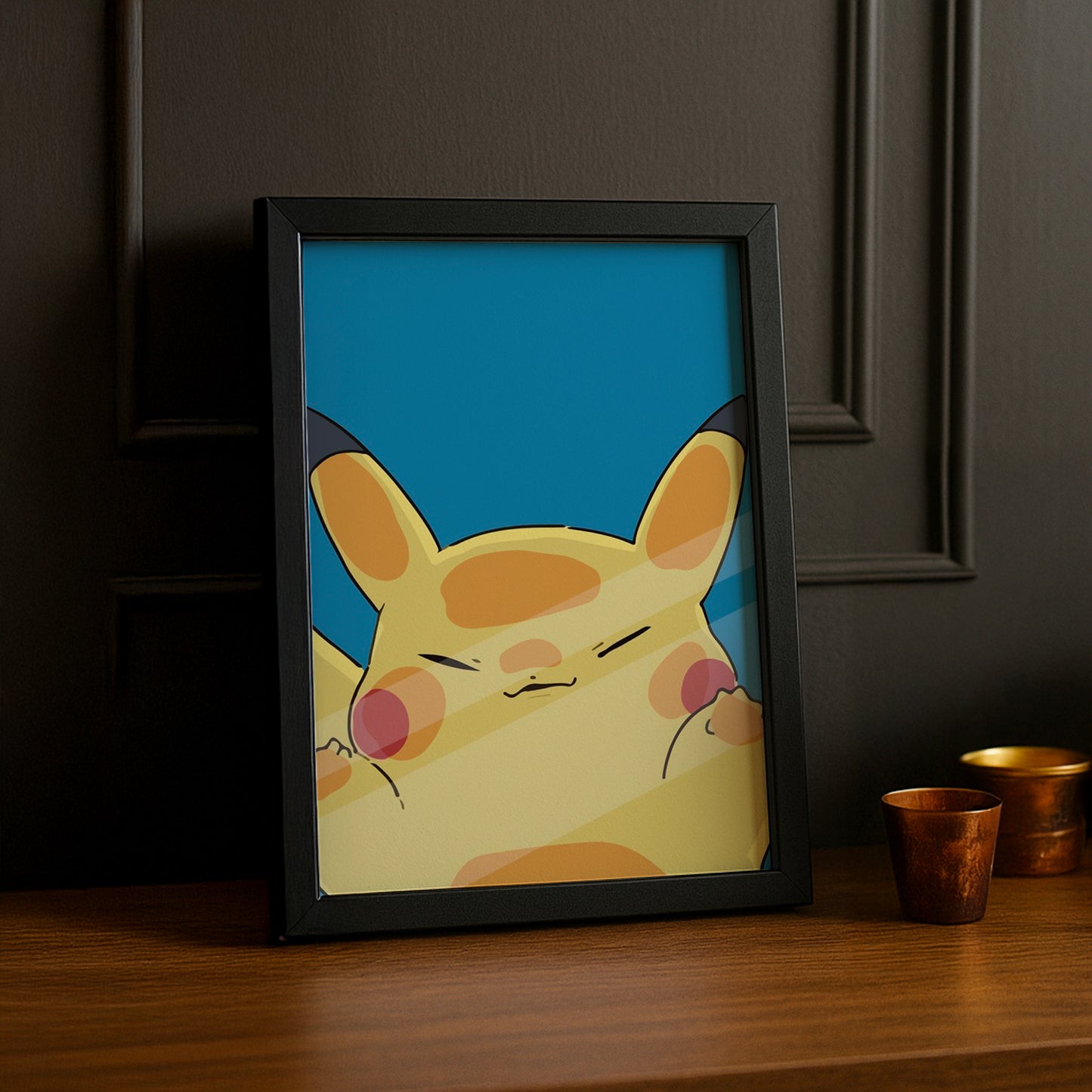 Cadre Photo Pokémon - Pikachu Vitre