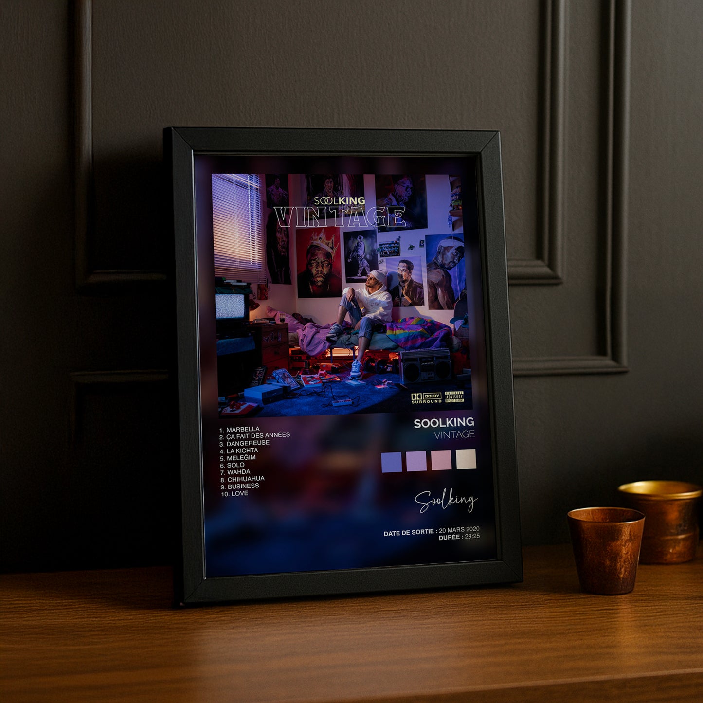 Cadre photo Album Musicaux - Vintage de Soolking